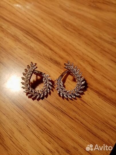 Серьги серебро