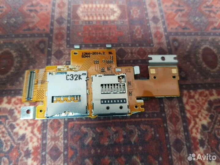 Держатель Сим и карты памяти Sony Xperia Tablet Z