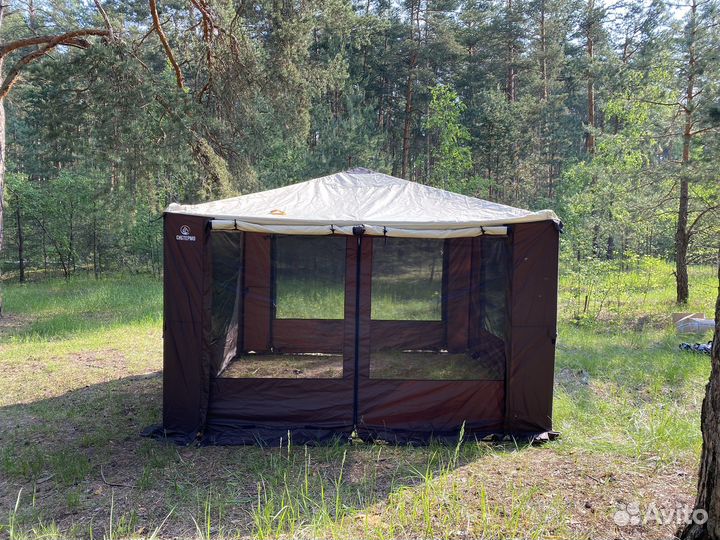 Шатер 320х320см с сеткой новый