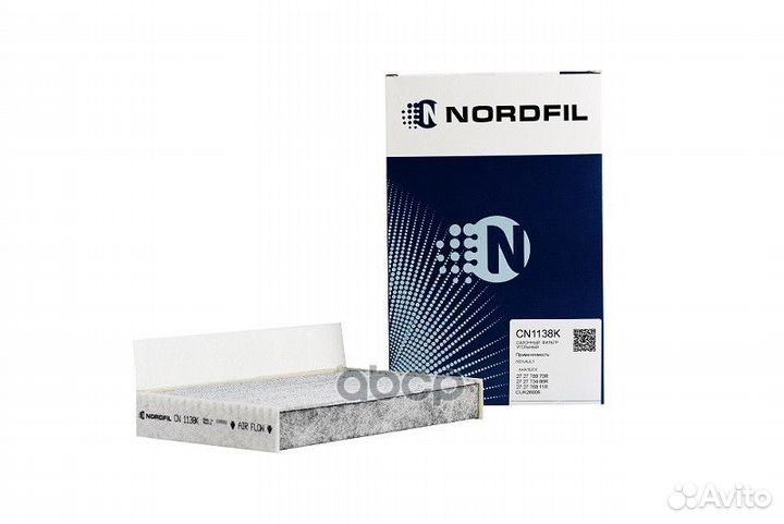 Фильтр салона/Nordfil/ CN1138K nordfil