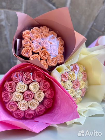 Букет из шоколадных роз