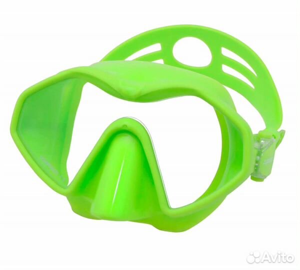 Безрамочная монолинзовая маска для дайвинга Mk-200