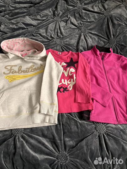 Одежда для девочки 140 джинсы и худи