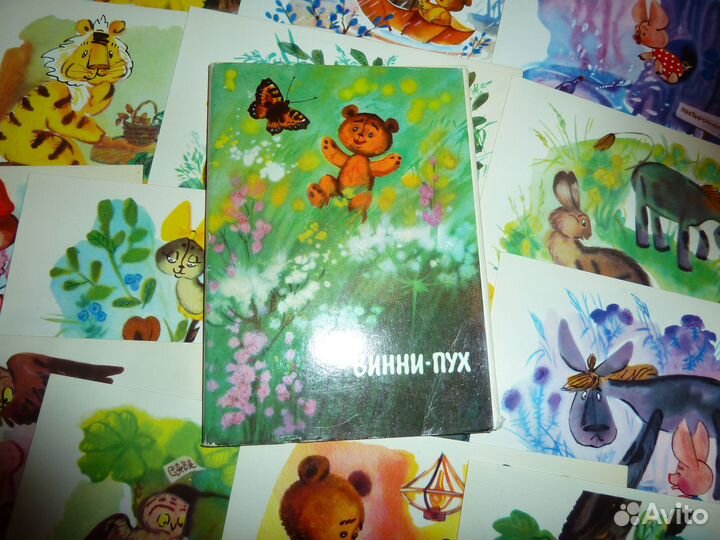 Комплект Набор открыток Винни-Пух Полный 1970