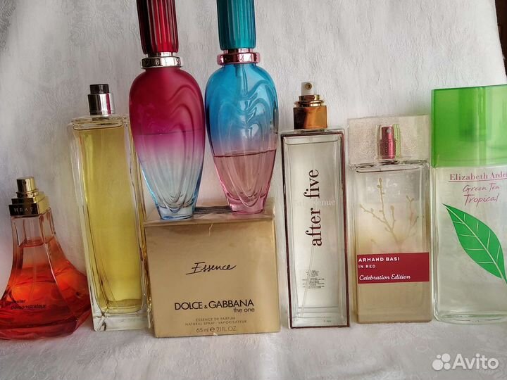 Оригинальная парфюмерия. Остатки во флаконах
