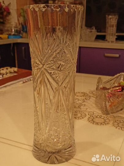 Ваза хрустальная СССР