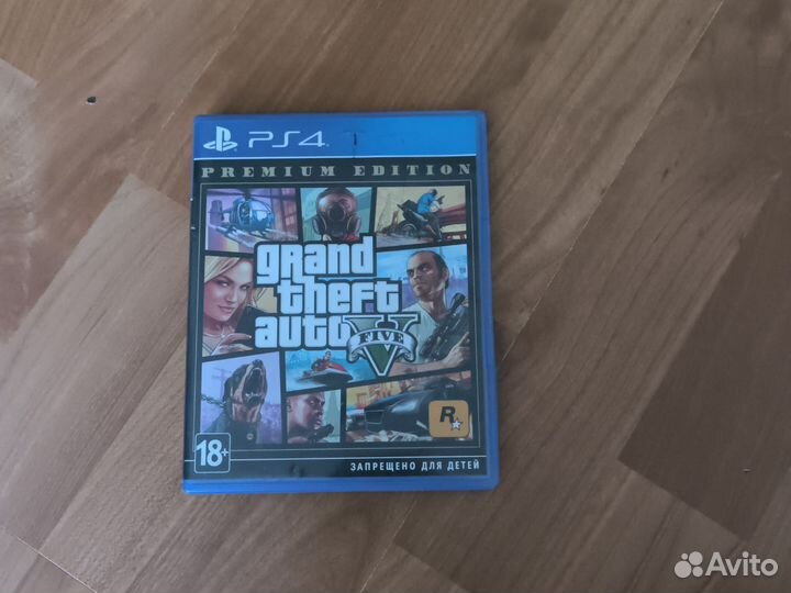 Игровой диск GTA 5 для playstation 4