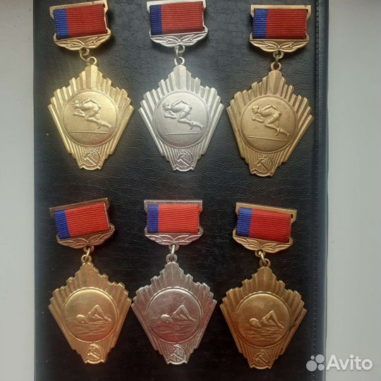 Значки СССР спортивные