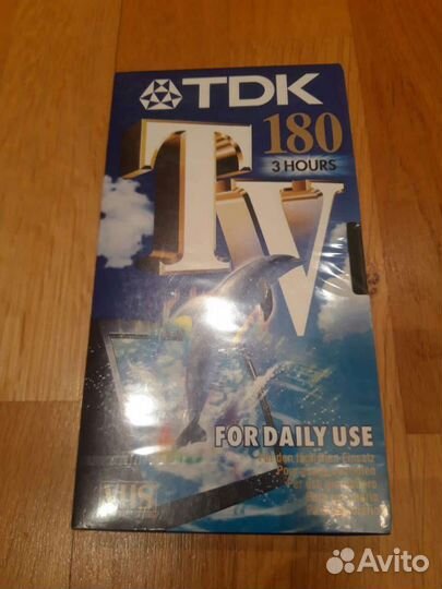 Новая видеокассета TDK 180 VHS For daily use