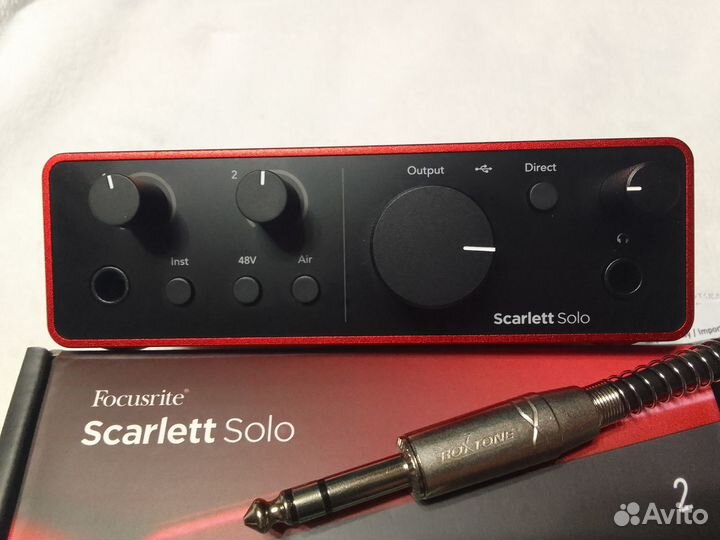 Focusrite Scarlett Solo 4th Gen