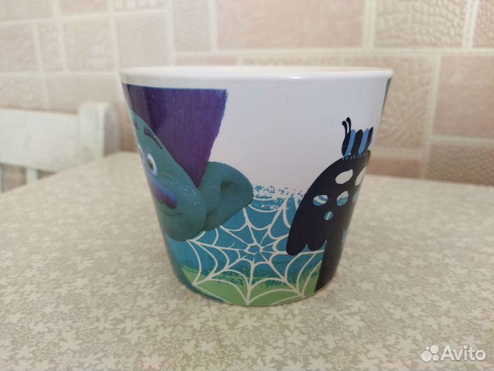 Кружка с игрушкой Магнит Dreamworks тролли Розочка