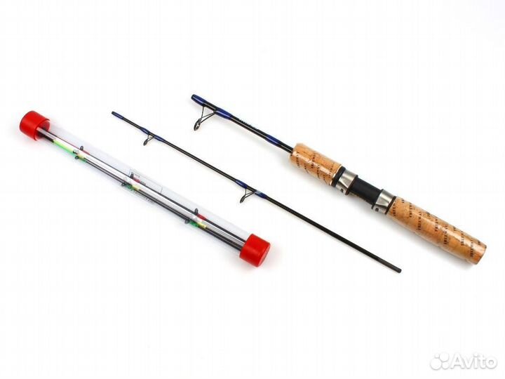 Удочка зимняя Mini Feeder 120см + 3 смен хлыстика