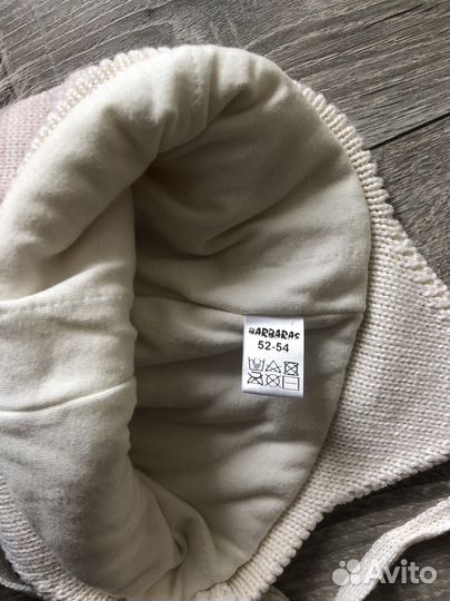 Шапка зимняя для девочки 50 52