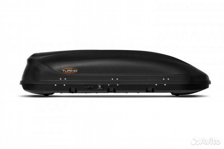 Автобокс на крышу Черный Turino Medium (460 л)