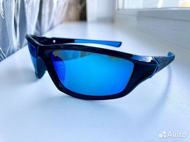 Очки чëрно-синие поляризационные спортивные