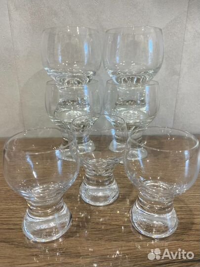 Рюмки Богемия 7 шт стекло