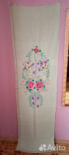Рушники старинные. Занавески на дверь.Вышивка