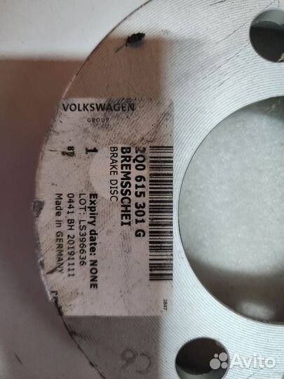 Тормозные диски для volkswagen polo