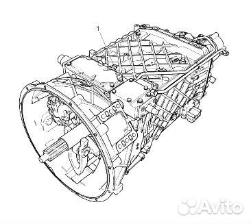 1343001028 МКПП в сборе 16S2220TD камаз 5490
