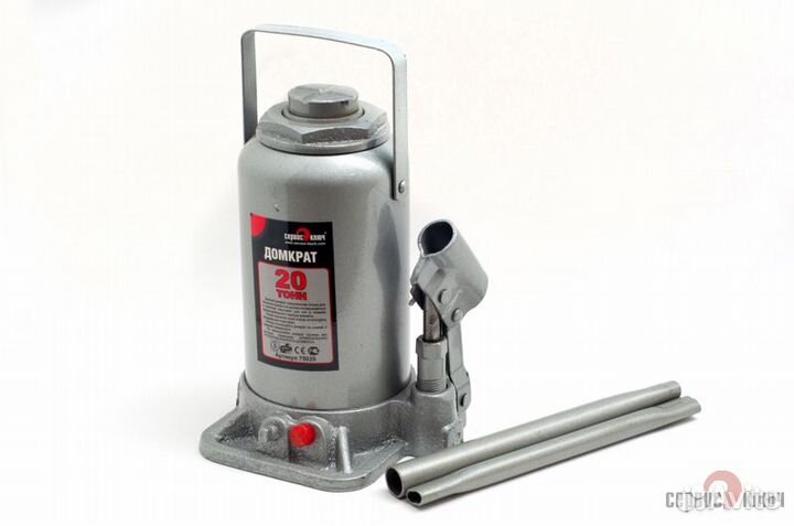Домкрат гидр.бутылочный 20т Сервис-Ключ подъем
