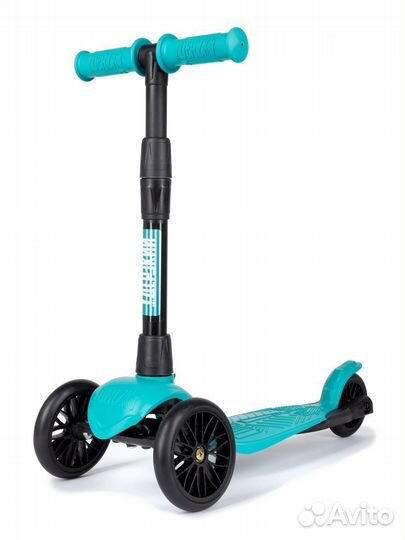 Самокат детский baby бирюзовый