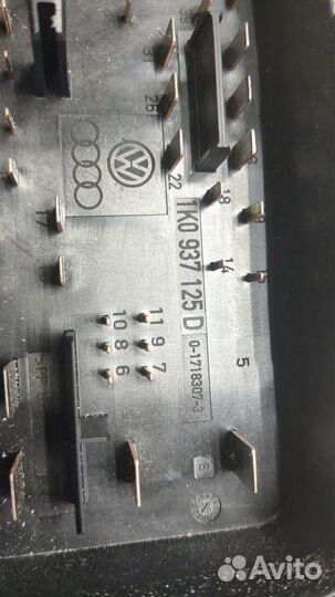 Блок предохранителей Skoda Octavia (A5), 2009