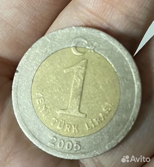 1 турецкая лира 2005