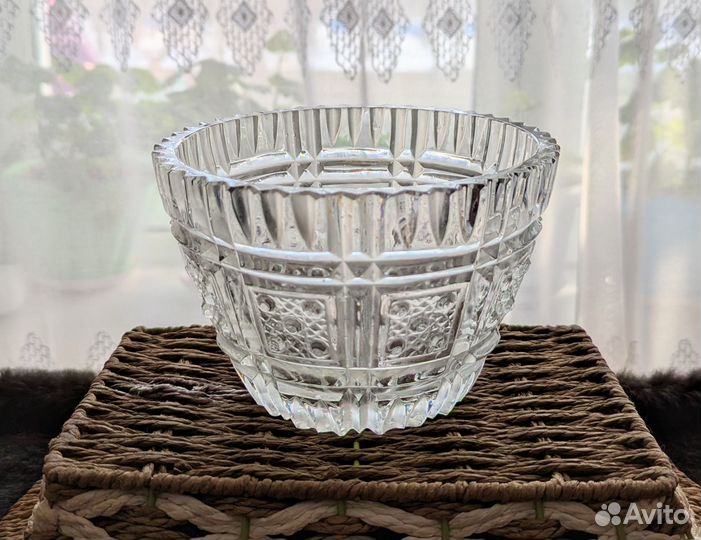 Салатник хрустальный