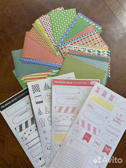 Рамки-наклейки и стикеры для instax mini