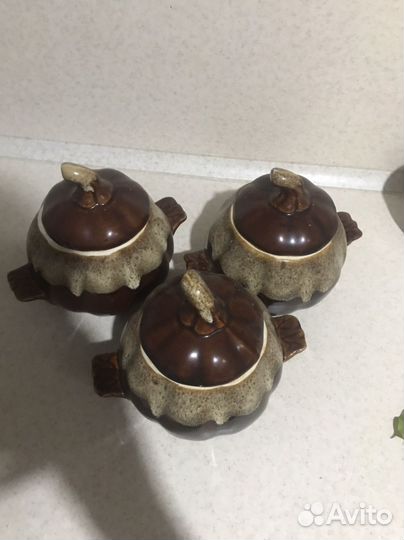 Три Горшка для запекания