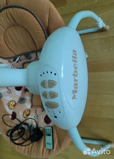 Детские электрокачели -шезлонг