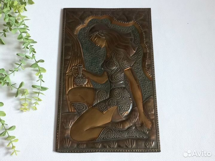 Картина медная чеканка СССР