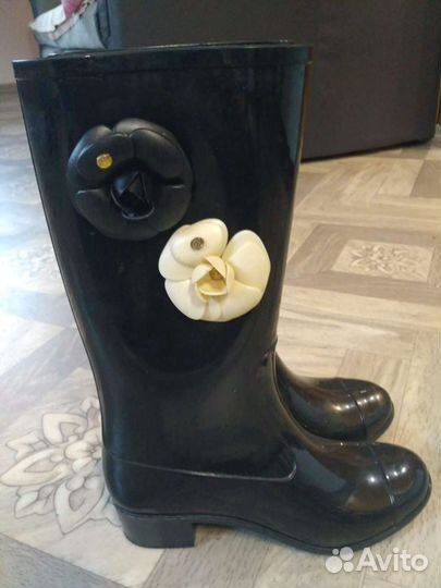 Женские резиновые сапоги 37 размер