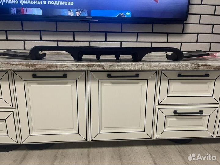 Диффозор на задний бампер М-пакет бмв е90