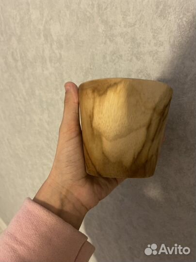 Деревянный стакан с Бали