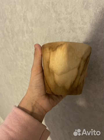 Деревянный стакан с Бали