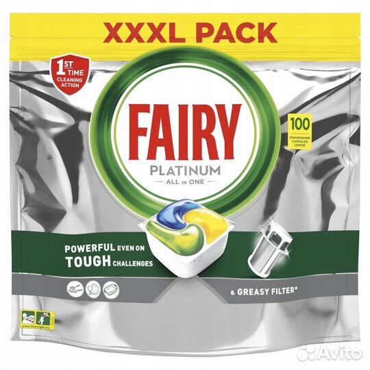 Капсулы для посудомоечной машины Fairy Platinum Al