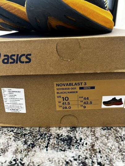 Беговые кроссовки asics novablast 3 оригинал