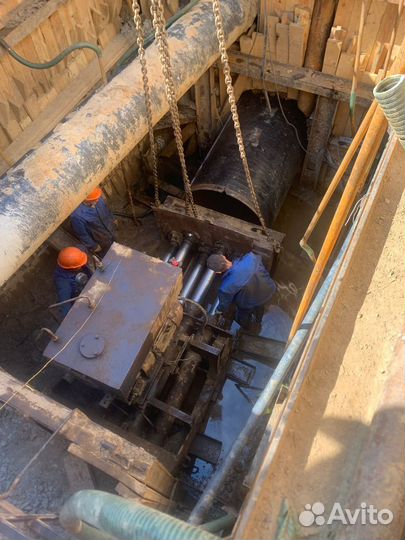 Продавливание стальных футляров