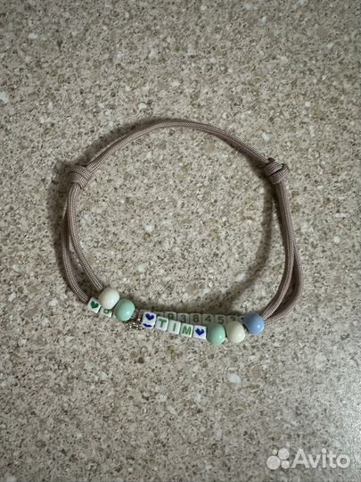 Адресник для собак из бусин