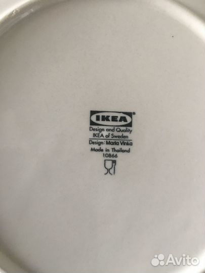 Тарелки IKEA 6 штук