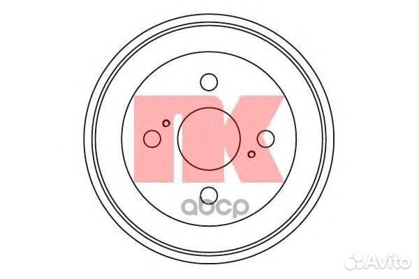 Барабан тормозной Daihatsu Cuore VII Sirion M