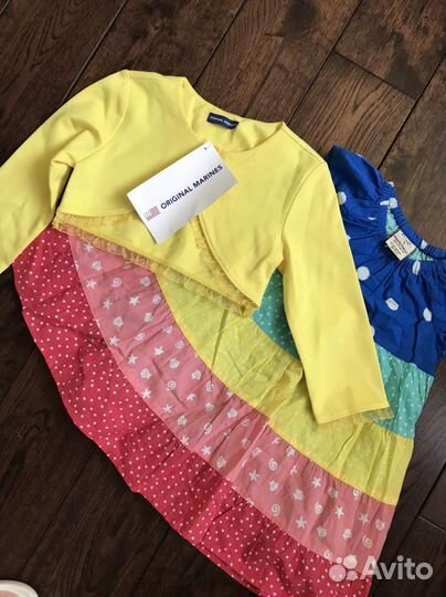 74-92 Новые вещи Европа Платье на годик