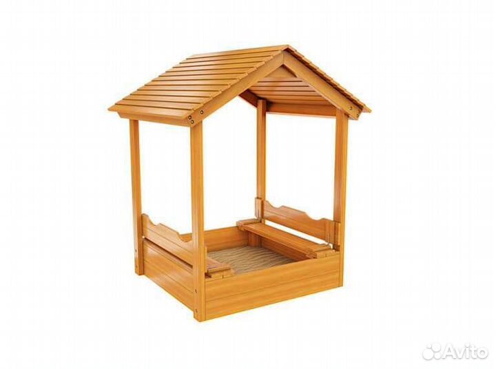 Песочница с крышей