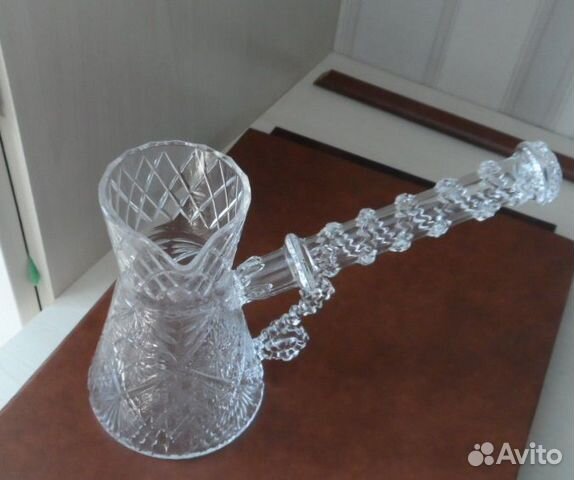 Хрустальная турка кувшин