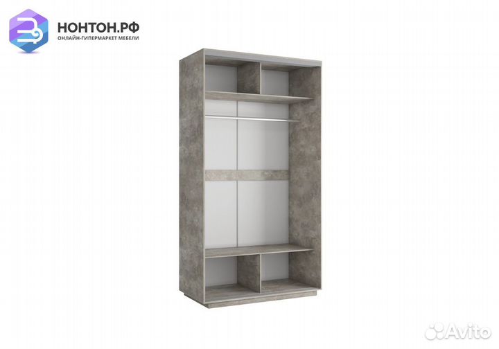 Шкаф-купе 2-х дверный с зеркалом Экспресс Хит бето