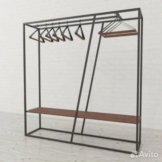 Вешалка для одежды напольная лофт