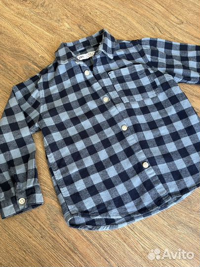 Рубашка zara для мальчика 104