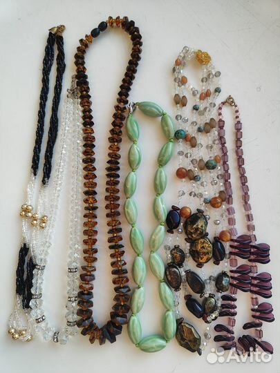 Бусы, браслеты, кольца