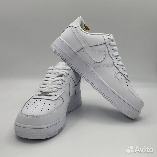 Кроссовки nike air force 1 белые